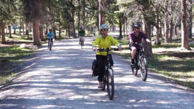 Banff: Bow River E-Bike Tour and Sundance Canyon Hike - Cave & Basin: a short detour with big meaning