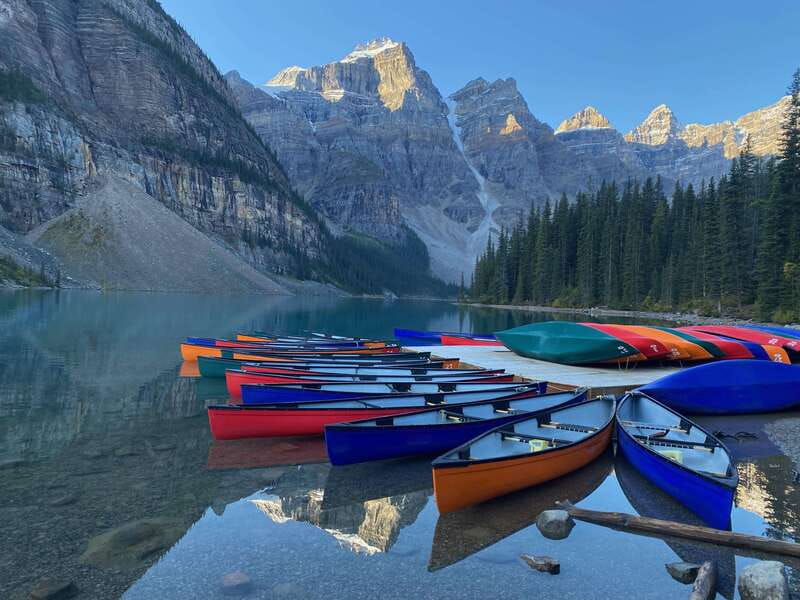 Banff/Canmore: Sunrise at Moraine Lake w/ Lake Louise Option - Sunrise at Moraine Lake: why the timing feels worth it