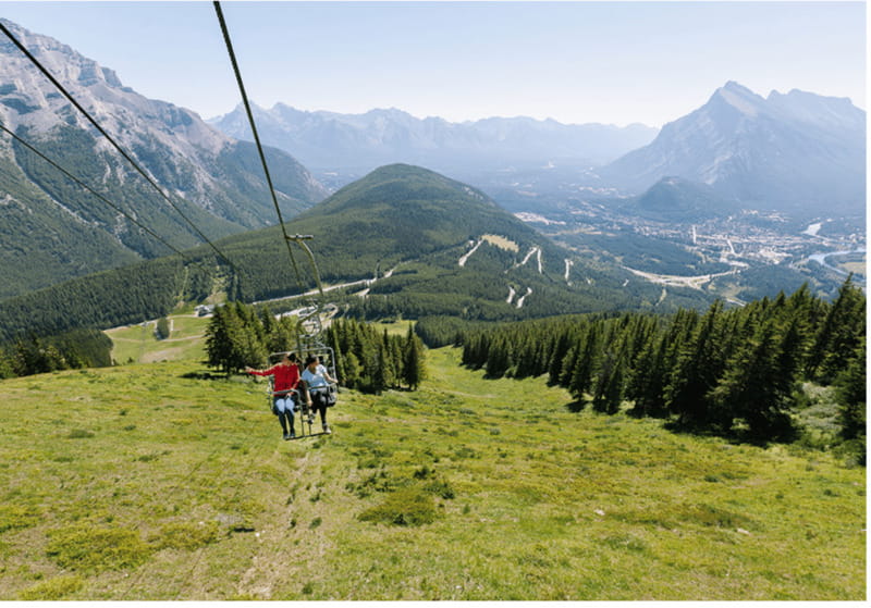Banff: Sightseeing Chairlift Ride High Above Banff - Mt Norquay chairlift: the view that starts the whole day
