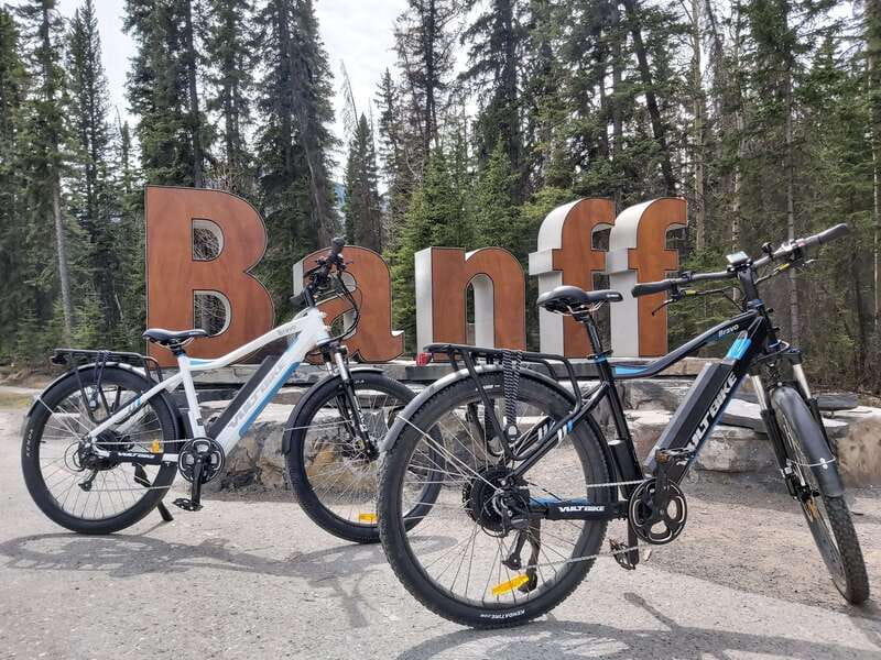 Banff Townsite: E-Bike Explorer - Entering Banff on an e-bike: the 16 km loop that does the work for you