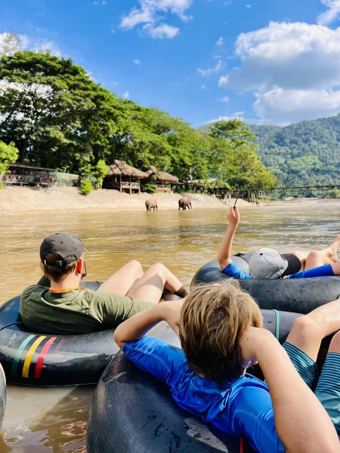 Chiang Mai 2-Day: Trekking, Tubing, Waterfalls & Elephant - Mae Taeng River Tubing: Lush Jungle, Calm Water, and Wildlife Chances