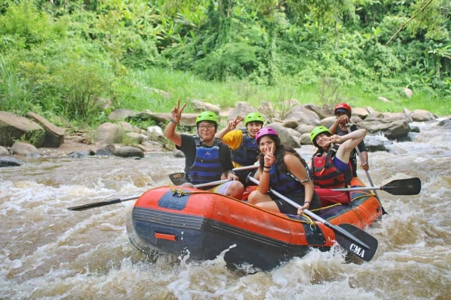 Chiang Mai: ATV, White Water Raft, & Sticky Waterfall Tour - Maetang River White Water Rafting: The Part Where River Conditions Matter