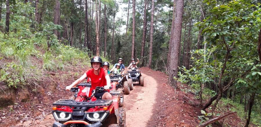 Chiang Mai: Doi Inthanon Explore & ATV Adventure - How the day is structured: van, trails, pagodas, and ATV