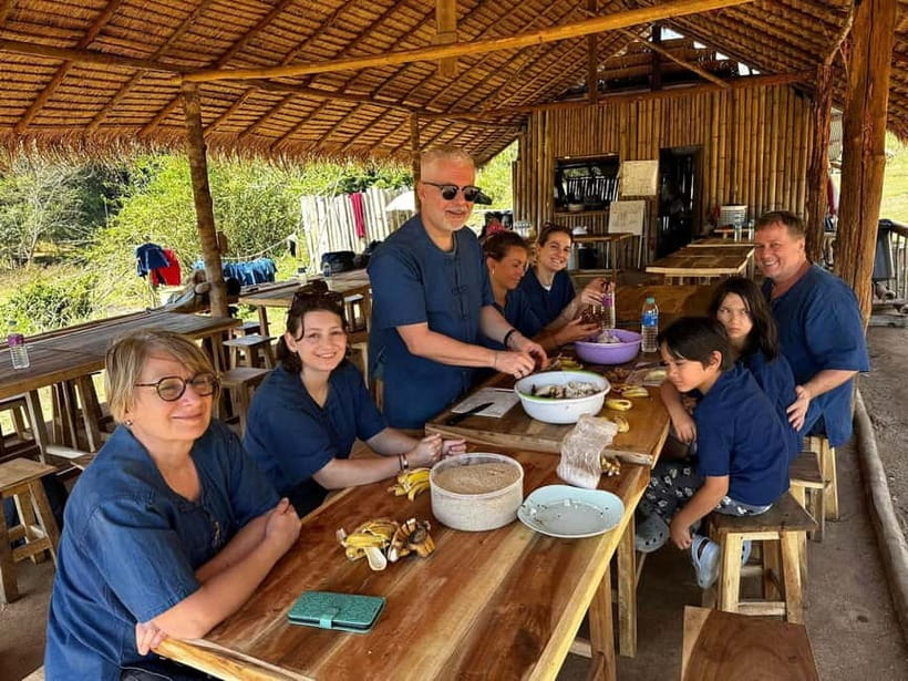 Chiang Mai: Doi Inthanon Hiking & Elephant Sanctuary Program - Living Green Elephant Sanctuary: walking instead of riding