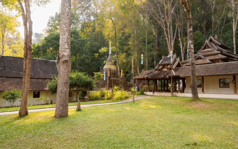 Chiang Mai: Doi Suthep Temple and Waterfall by Songtaew Trio - Up Suthep Mountain: Getting to Wat Phra That Doi Suthep at Elevation