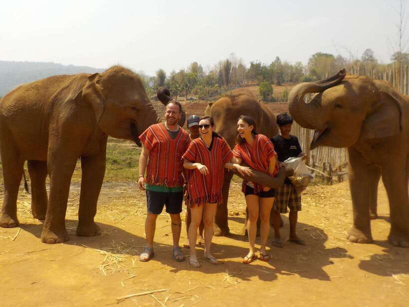 Chiang Mai: Elephant Sanctuary Local Hill Tribe Caretakers - Karen and Hmong Community Time: Seeing Living Culture, Not a Script