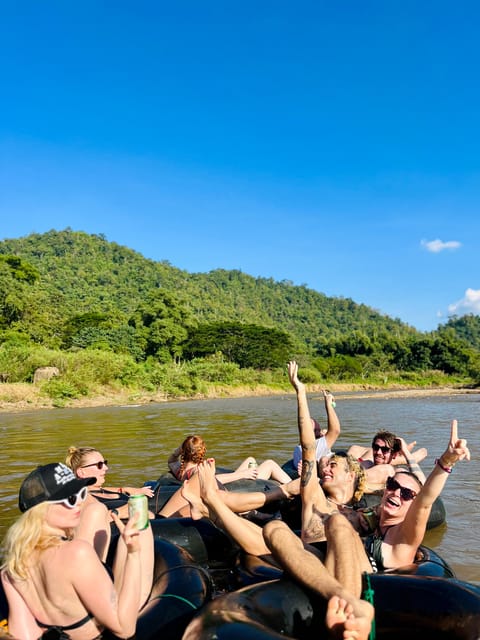 Chiang Mai Half-Day Adventure: Tubing & Elephant Feeding - Saa Gee Falls waterfall slide and jungle pools (Option 2)