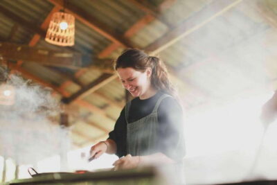 Chiang Mai: HALF-DAY COOKING COURSE at a Thai Cooking Farm - The Rice Barn Thai Cooking Farm kitchen: clean, open-air, and built for hands-on cooking