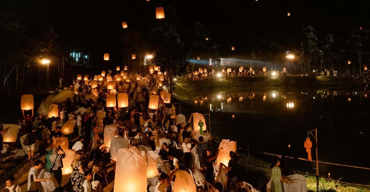 Chiang Mai: Heaven Lantern Festival Ticket with Dinner 2025 - The build-up: pre-dinner activities from 5:00pm to 7:00pm