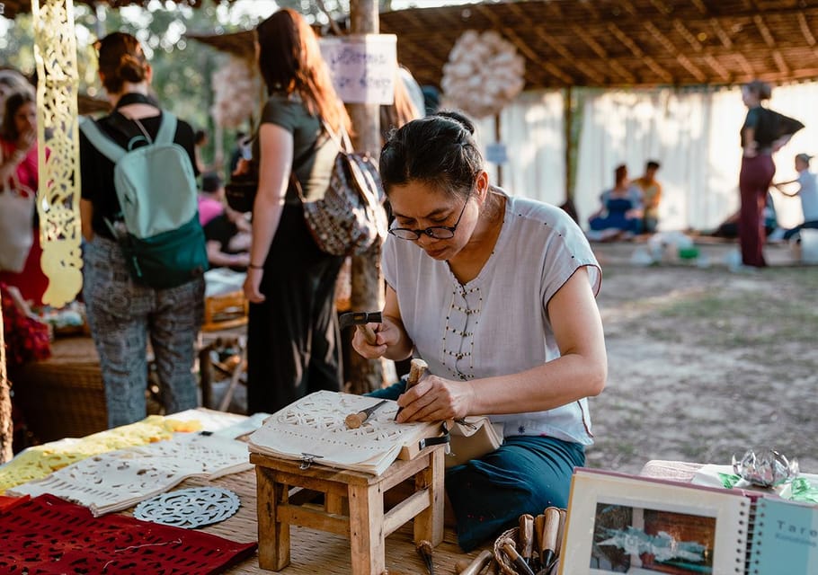 Chiang Mai: Heaven Lantern Festival Ticket with Dinner 2025 - Workshops and Krathong floating: the moment most people remember
