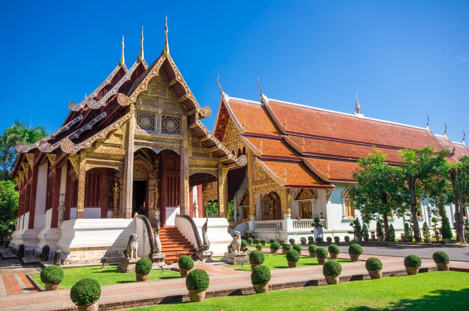 Chiang Mai: Historic Old City Bike Tour - Morning or Night - Wat Chedi Luang: ruined grandeur with real scale