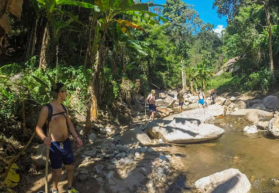 Chiang Mai: Whitewater Rafting and Waterfall Trekking Tour - Whitewater rafting on the Mae Taeng River: class III thrills with structure