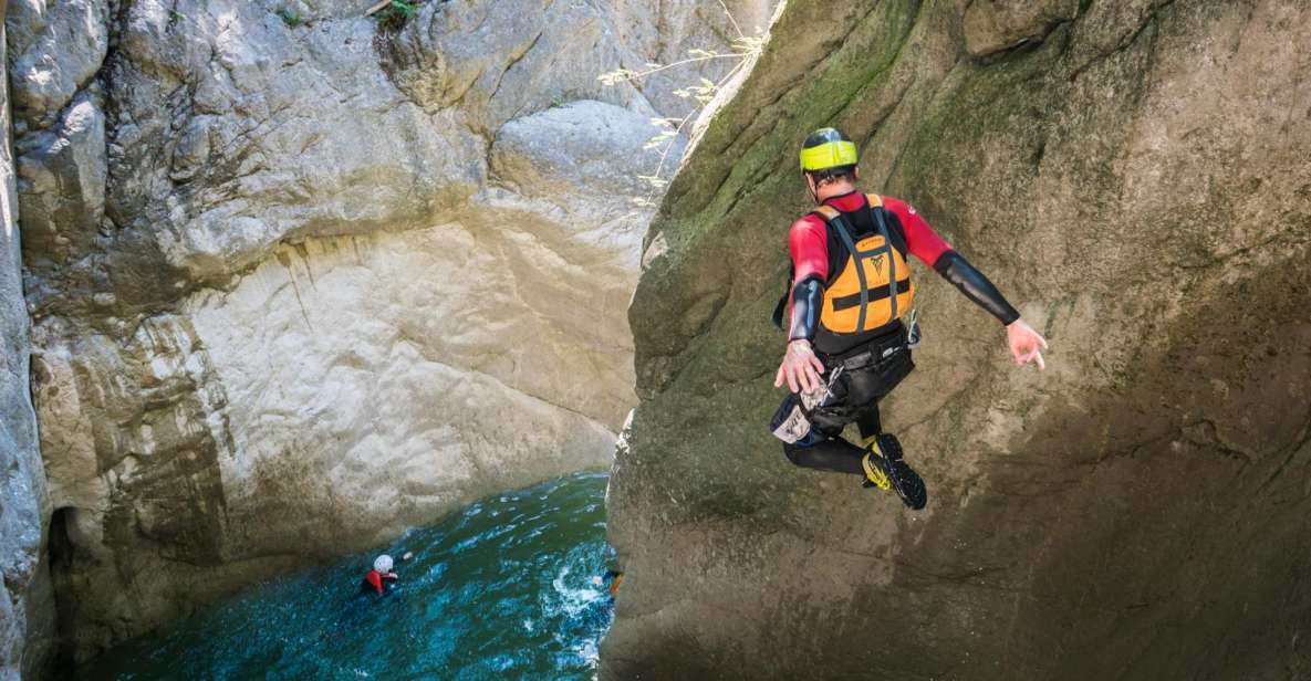 From Interlaken: Canyoning Chli Schliere - Jumps Up to 10m and Slides Up to 15m: How Your Day Changes With Water Levels