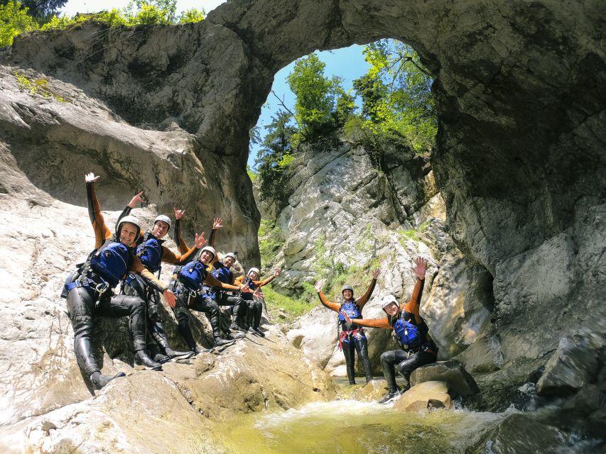 From Interlaken: Canyoning Chli Schliere - Rappelling Waterfalls and Moving Through Deep Gorges