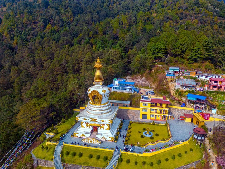 From Kathmandu: 2 Stupas and Kopan Monastery Spiritual Tour - Getting to the sites: pickup, car time, and the walking you should plan for
